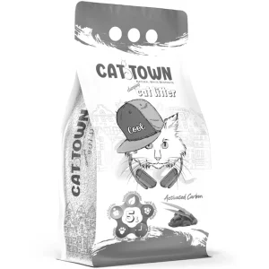 Asternut igienic pentru pisici Cat Town Activ Carbon 5