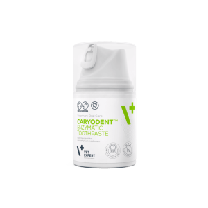 Pasta de dinți enzimatica Vet Expert Caryodent, 50 ml, pentru câini și pisici, toate vârstele, toate taliile