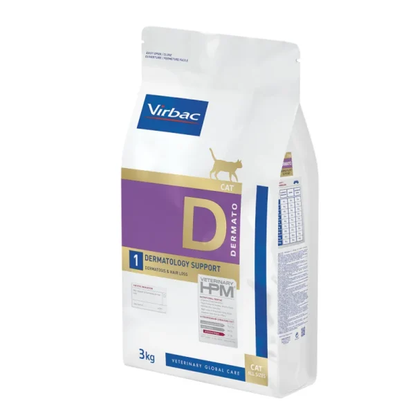 virbac-cat-dermatology-hrana-dietetica-uscata-3-kg-pisici-side Hrană dietetică pentru pisici cu probleme dermatologice, Virbac HPM Dermatology Support 3 kg